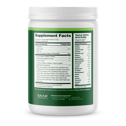 Collagen &amp; Greens by Snap Supplements