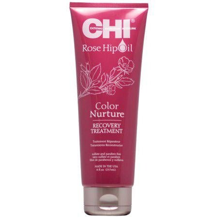 CHI Rose Hip Oil Color Nurture Recovery Treatment, 8 oz