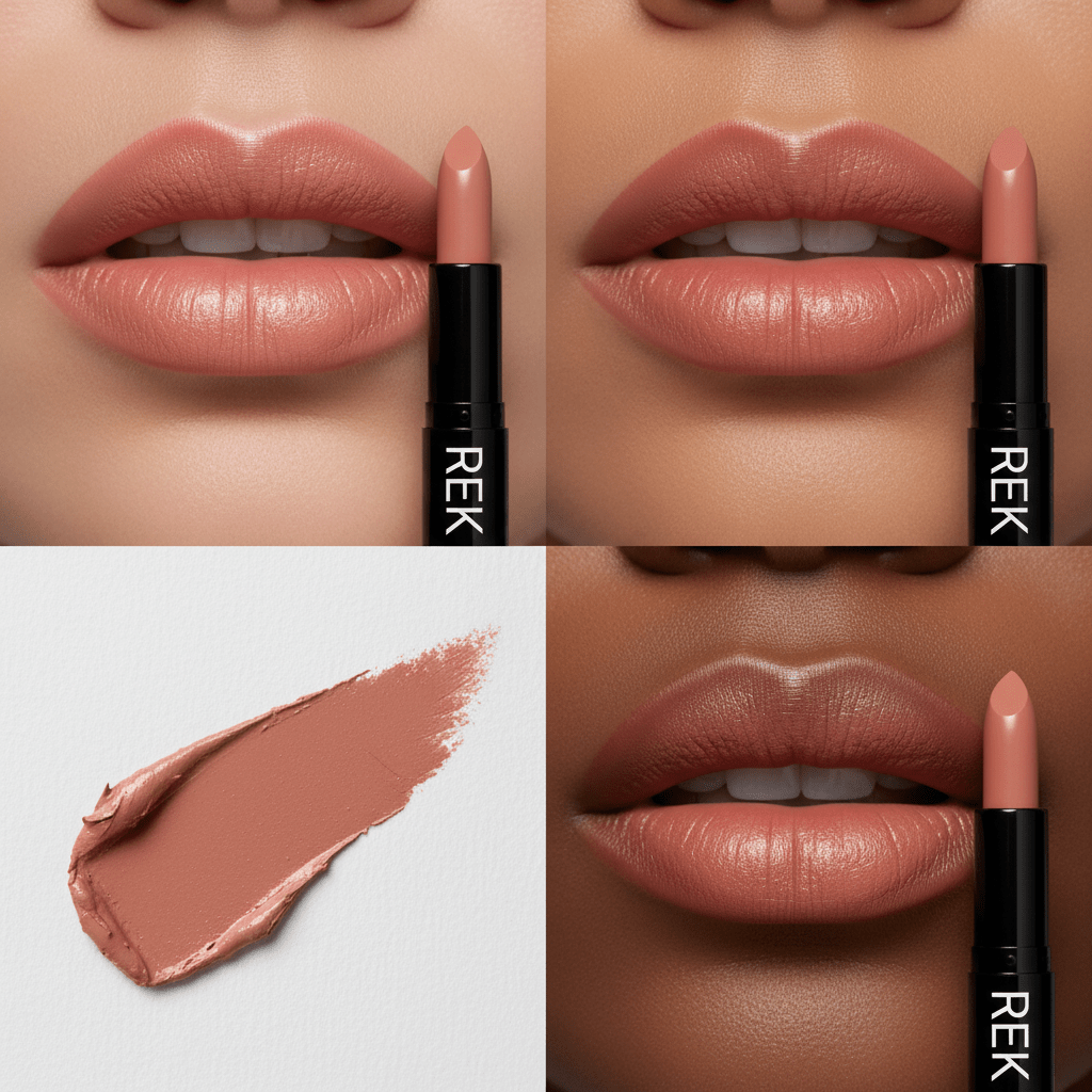 Long-Wear Hydrating Matte Lipstick – Vegan by REK Cosmetics