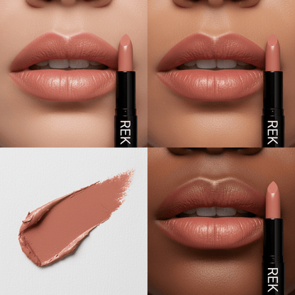 Long-Wear Hydrating Matte Lipstick – Vegan by REK Cosmetics