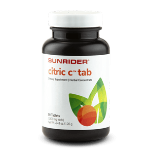 NOW AVAILABLE Citric C Tab | Chewable Vitamin C + Rose Hips by Sunrider by Herb&