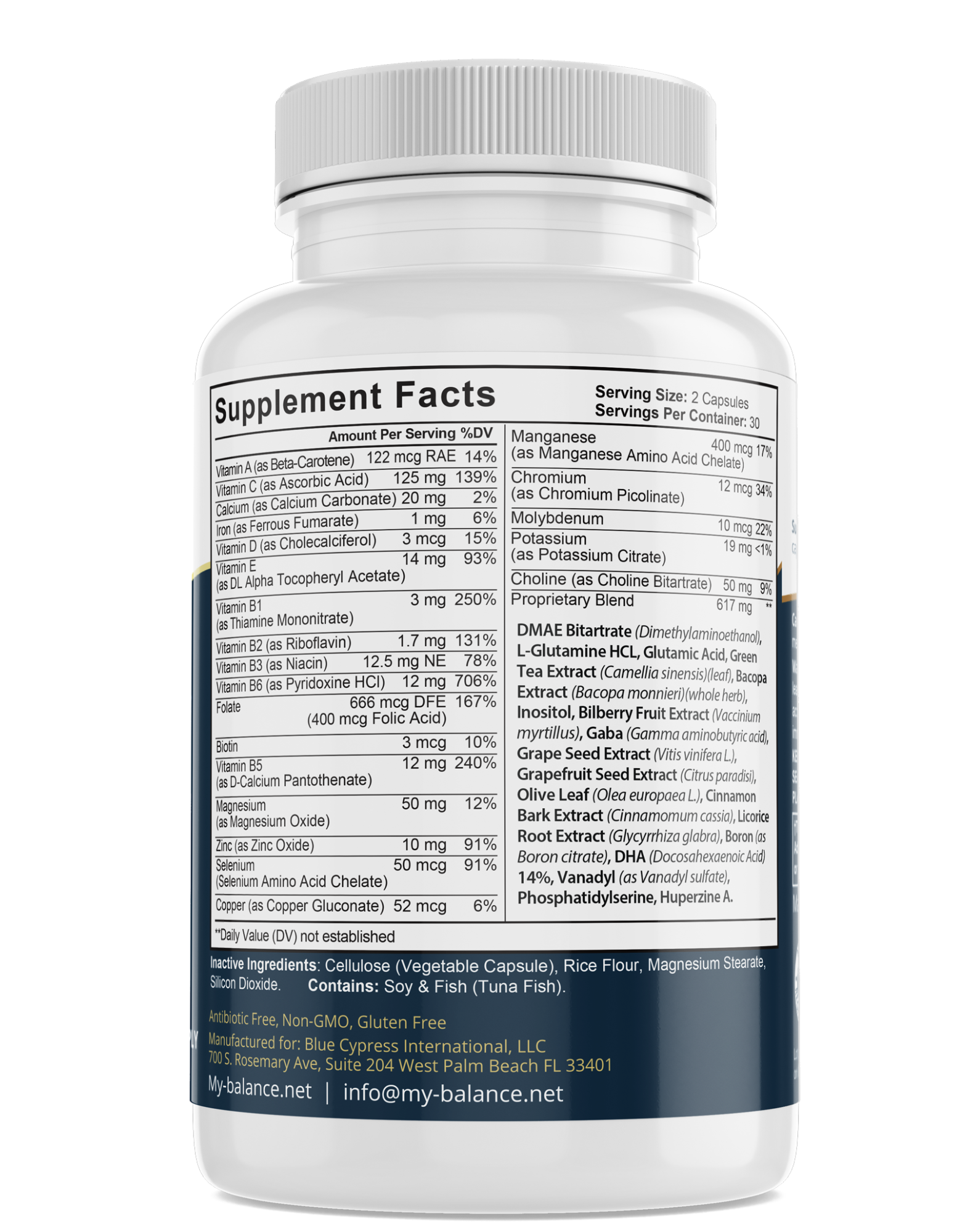 Clarity - Bright Minds Multivitamin by My Balance