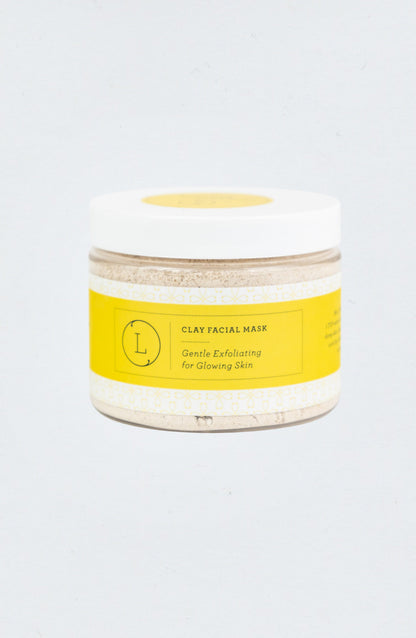 Natural Clay Facial Mask, Exfoliating Mask, Glowing skin Mask by Lizush