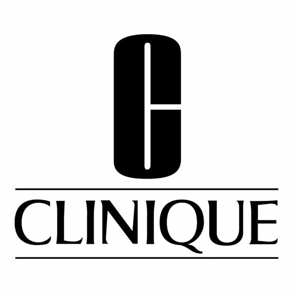 Clinique logo with a black 'C' and brand name on a white background