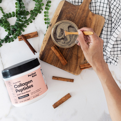 Grass-Fed Collagen Peptides &amp; MCT Brain Boost by Perfect Keto