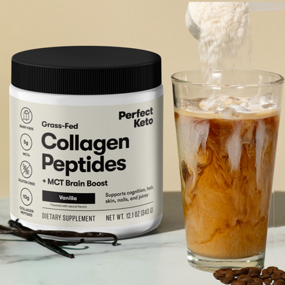 Grass-Fed Collagen Peptides &amp; MCT Brain Boost by Perfect Keto