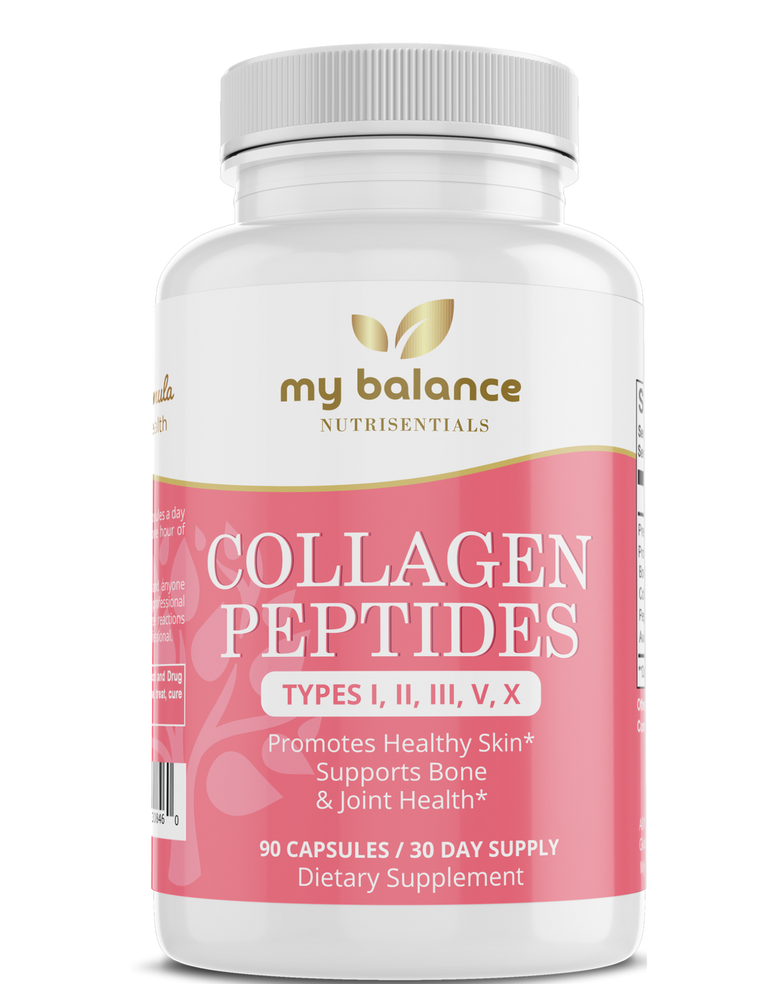 Collagen Peptides Types I, II, III, V, X by My Balance