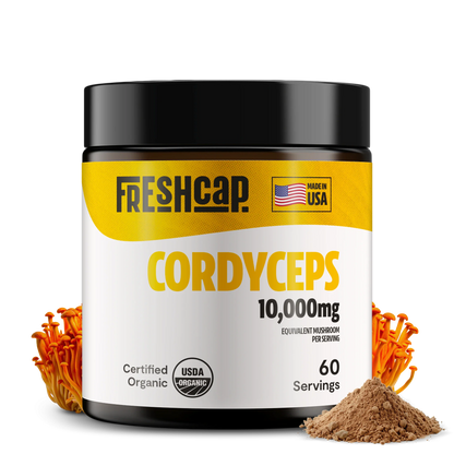 Cordyceps Mushroom Extract Powder by FreshCap Mushrooms