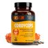 Organic Cordyceps Mushroom Supplement Capsules by FreshCap Mushrooms