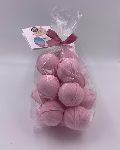 14 pack of 1 oz bath bomb fizzies (U-select fragrance) with shea, mango &amp; cocoa butter, gift bag bath fizzies, relax while you moisturize your skin by Spa Pure