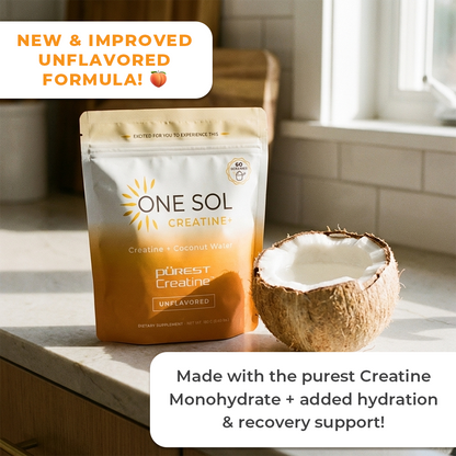 One Sol Creatine+ by ONE SOL™ | Natural Plant Based Supplements