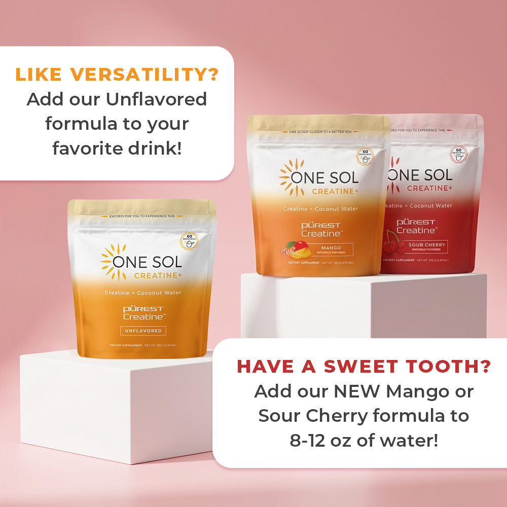 One Sol Creatine+ by ONE SOL™ | Natural Plant Based Supplements