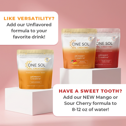 One Sol Creatine+ by ONE SOL™ | Natural Plant Based Supplements