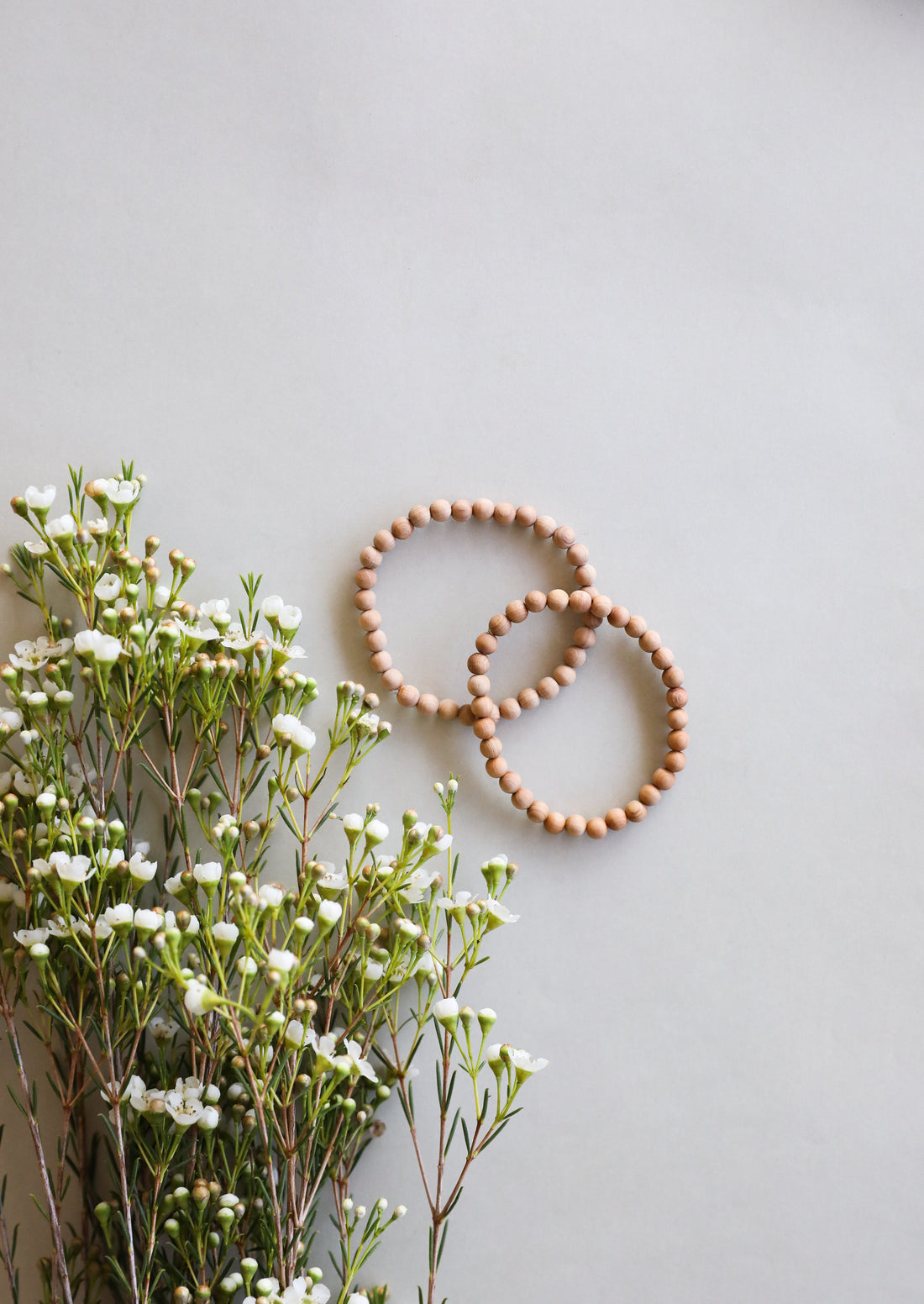 Cypress Wood || Adult Beaded Stretch Bracelet by CanyonLeaf