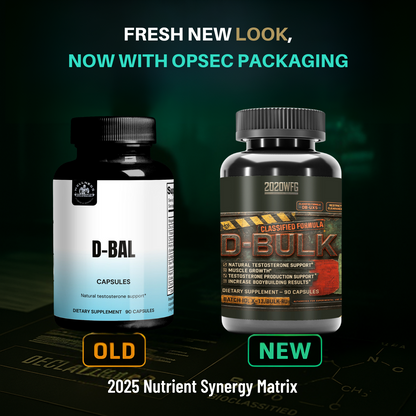 D-BULK: Anabolic Nutrient Partitioning Complex | 60 Servings – Magnesium, Horny Goat Weed &amp; Natural Actives for Muscle Performance by 2020WFG