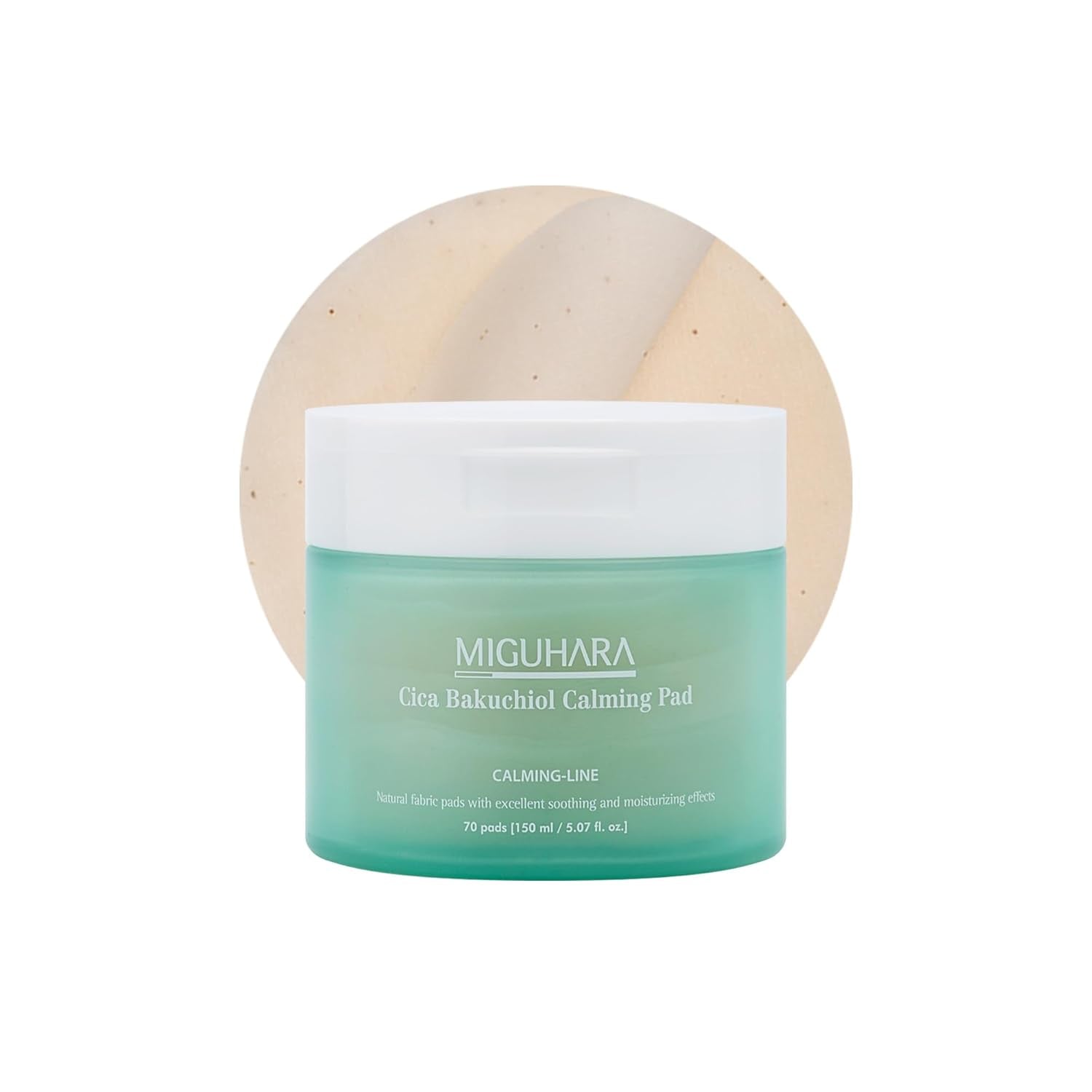 Cica Bakuchiol Calming Pad | Korean Skincare Toner Pad (150Ml/5.07 Fl.Oz.) by Korean Skin Care