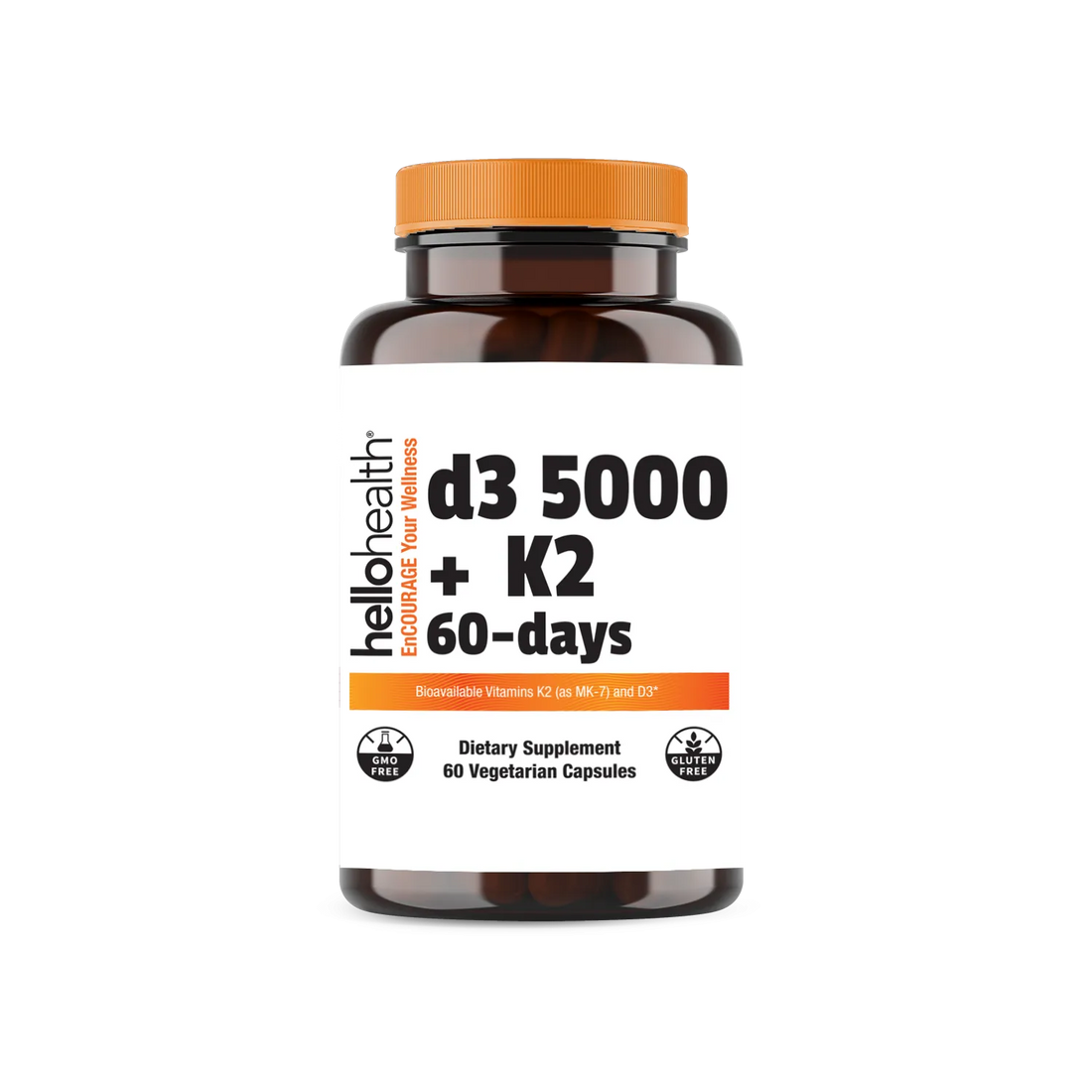 K2-D3 5000 60 Capsules by hellohealth