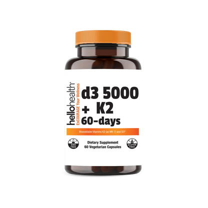 K2-D3 5000 60 Capsules by hellohealth