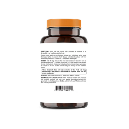 K2-D3 5000 60 Capsules by hellohealth