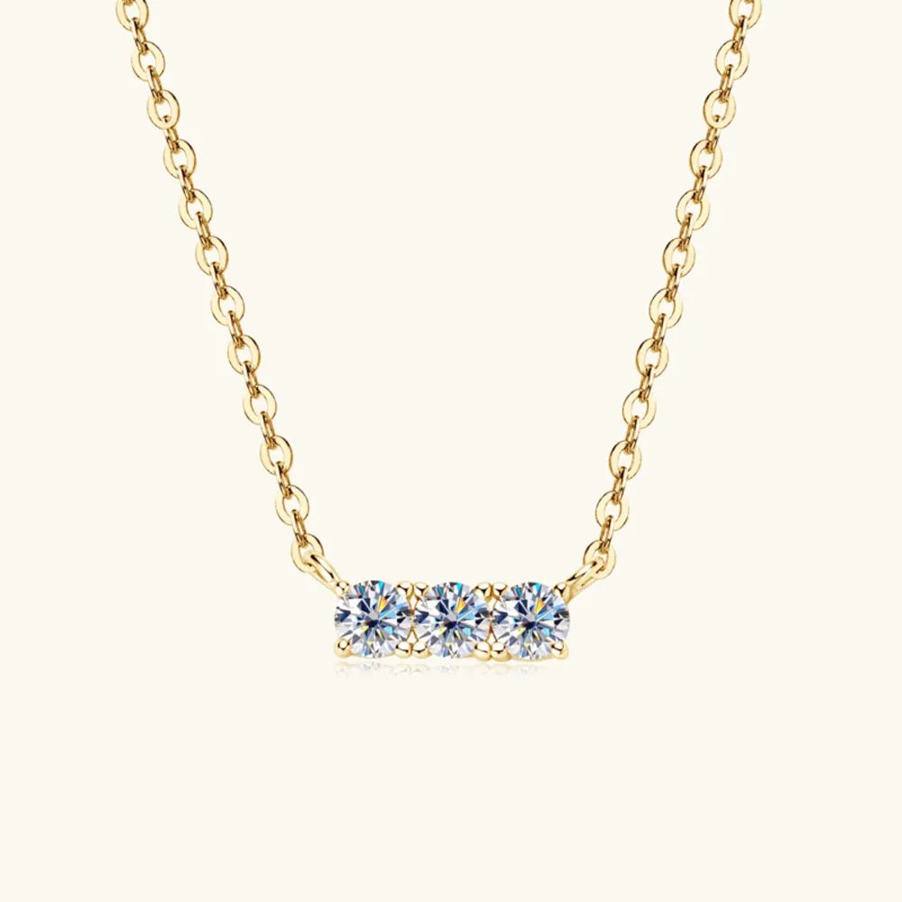 925 Sterling Silver Inlaid Sparkala™ Bar Necklace by Sparkala