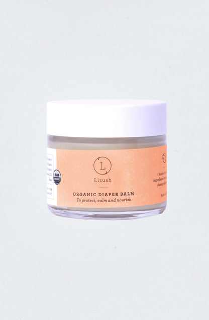 ORGANIC DIAPER BALM To protect, calm and nourish by Lizush