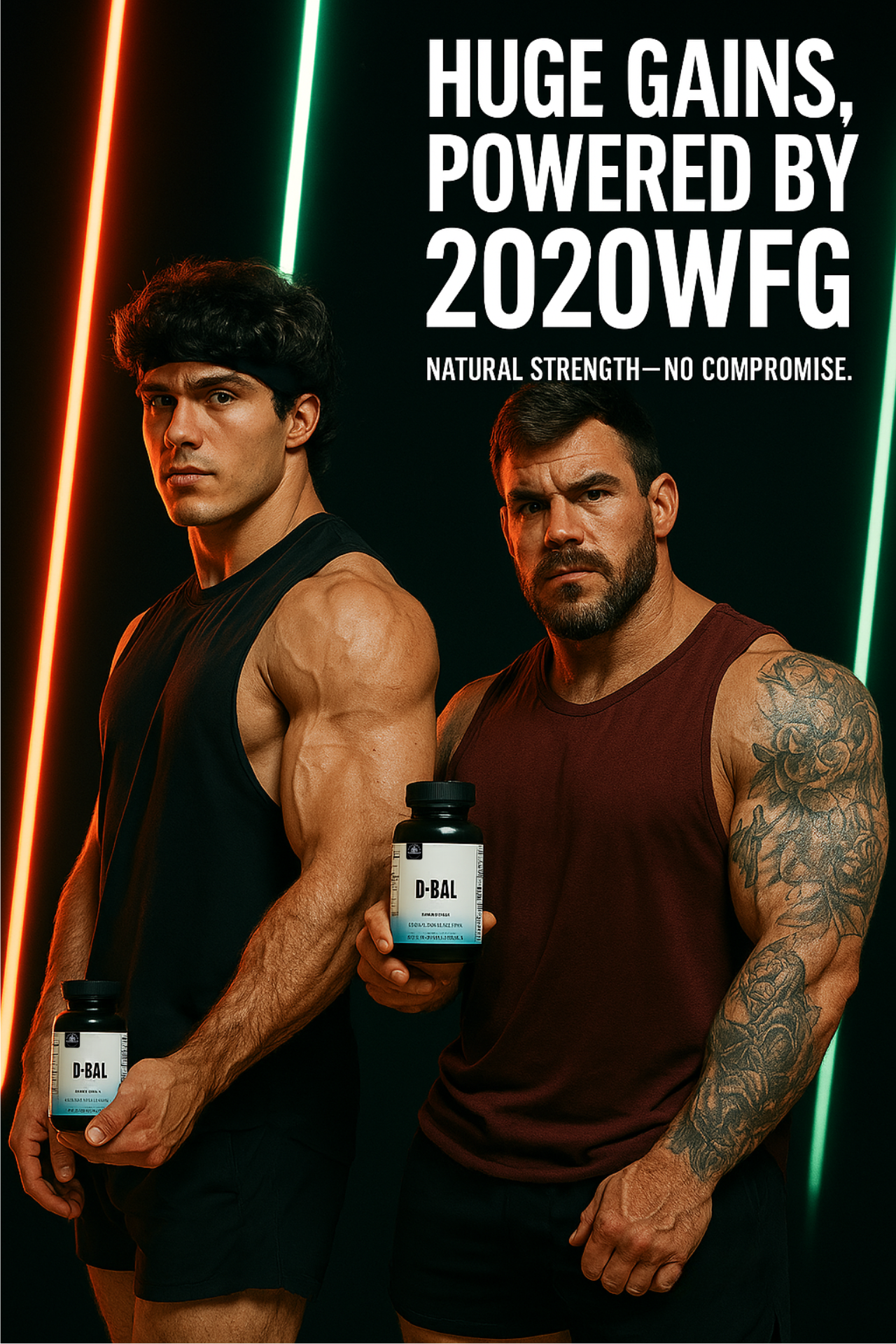 D-BULK: Anabolic Nutrient Partitioning Complex | 60 Servings – Magnesium, Horny Goat Weed &amp; Natural Actives for Muscle Performance by 2020WFG