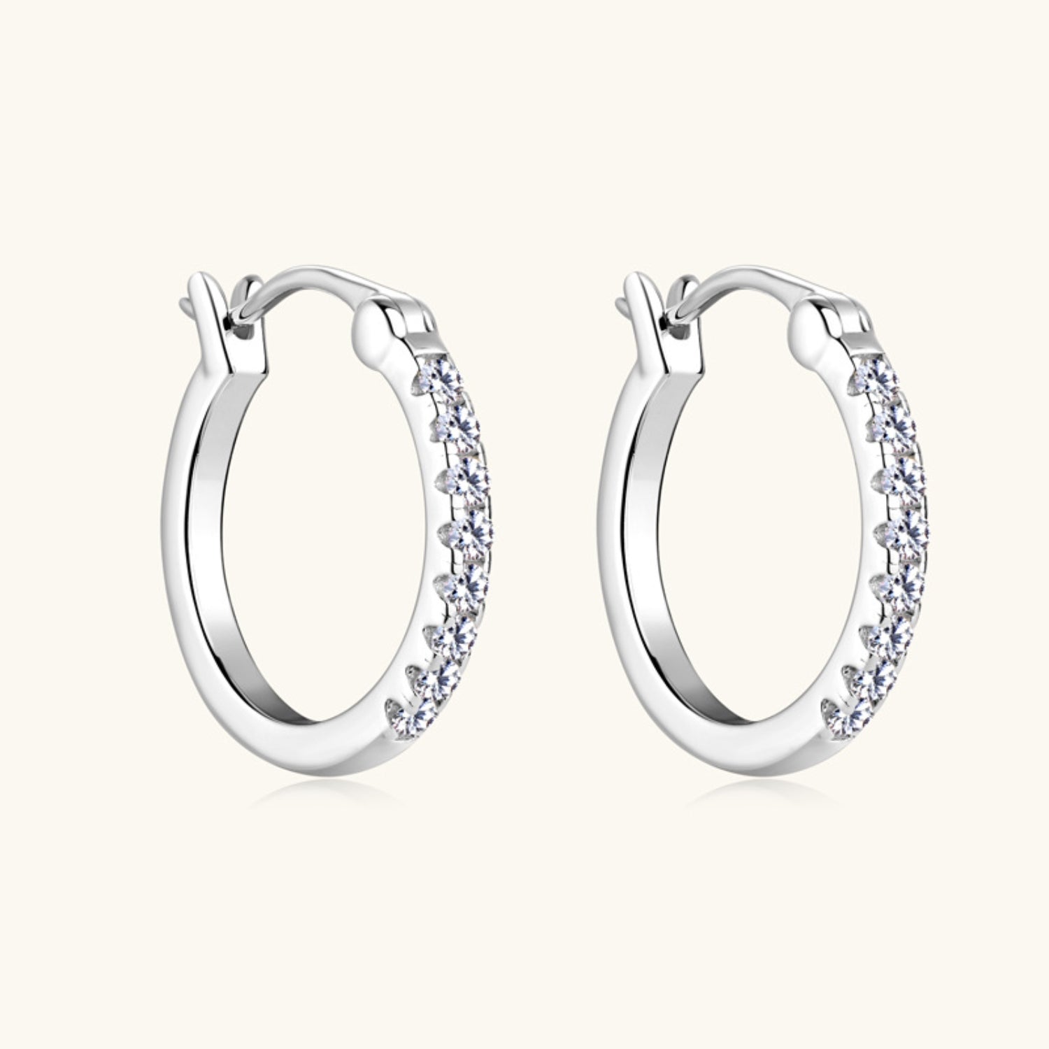 Pure Sterling Silver Sparkala™ Huggie Earrings by Sparkala
