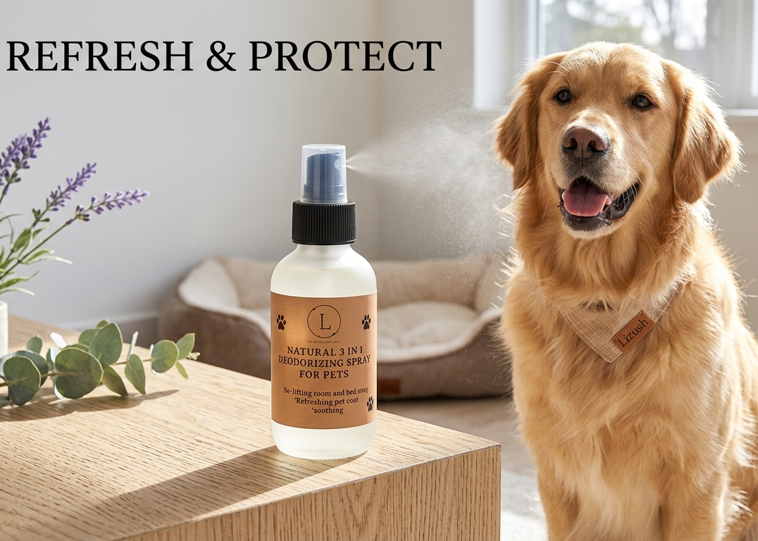 Natural Deodorizing spray for PETS by Lizush