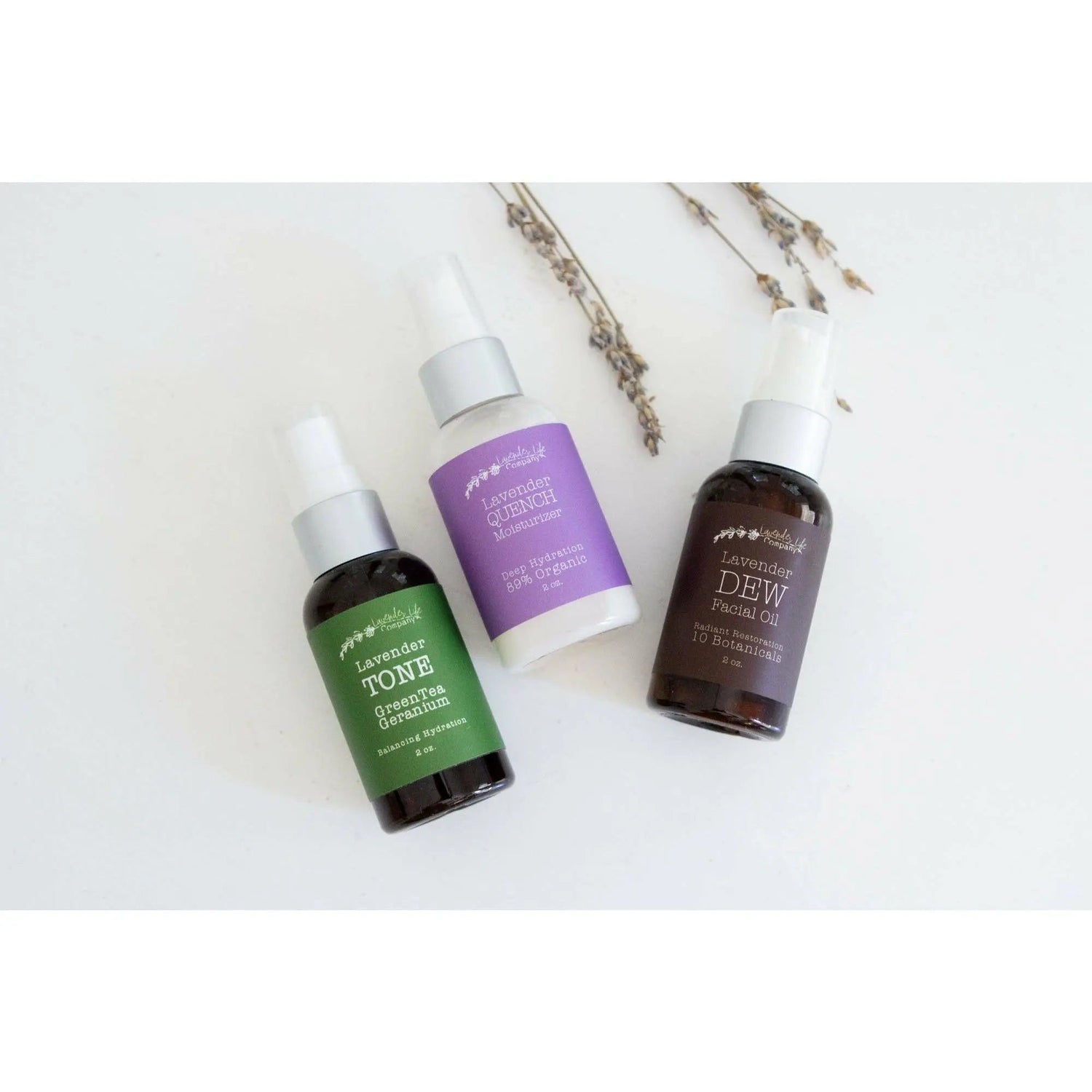 DermaLIFE All-Natural Skin Care System – Complete Gift Set by Lavender Life Company