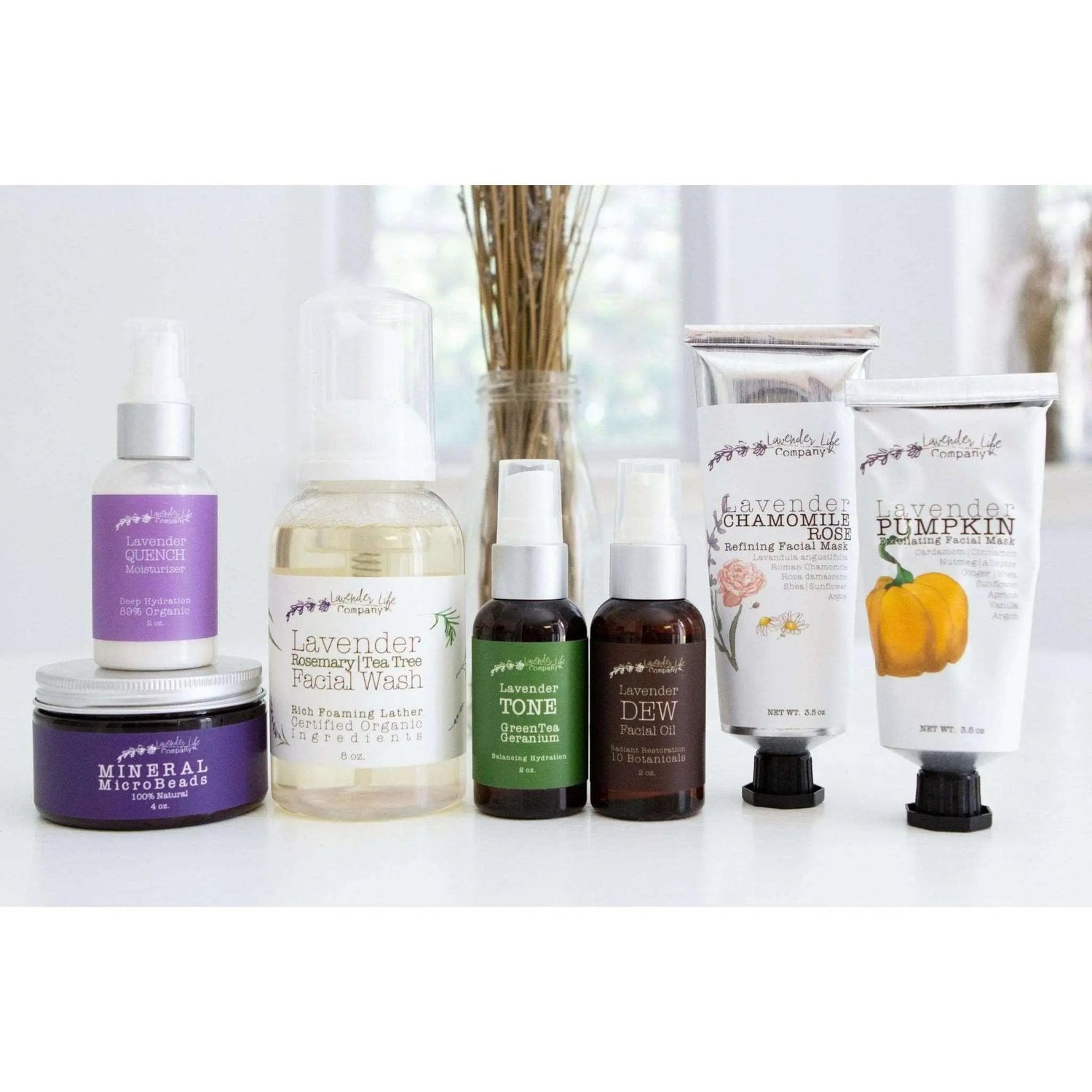 DermaLIFE All-Natural Skin Care System – Complete Gift Set by Lavender Life Company