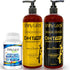 Bariatric Multivitamin with Iron With DHT Pro Shampoo and Conditioner Hair Care Bundle by Shiny Leaf