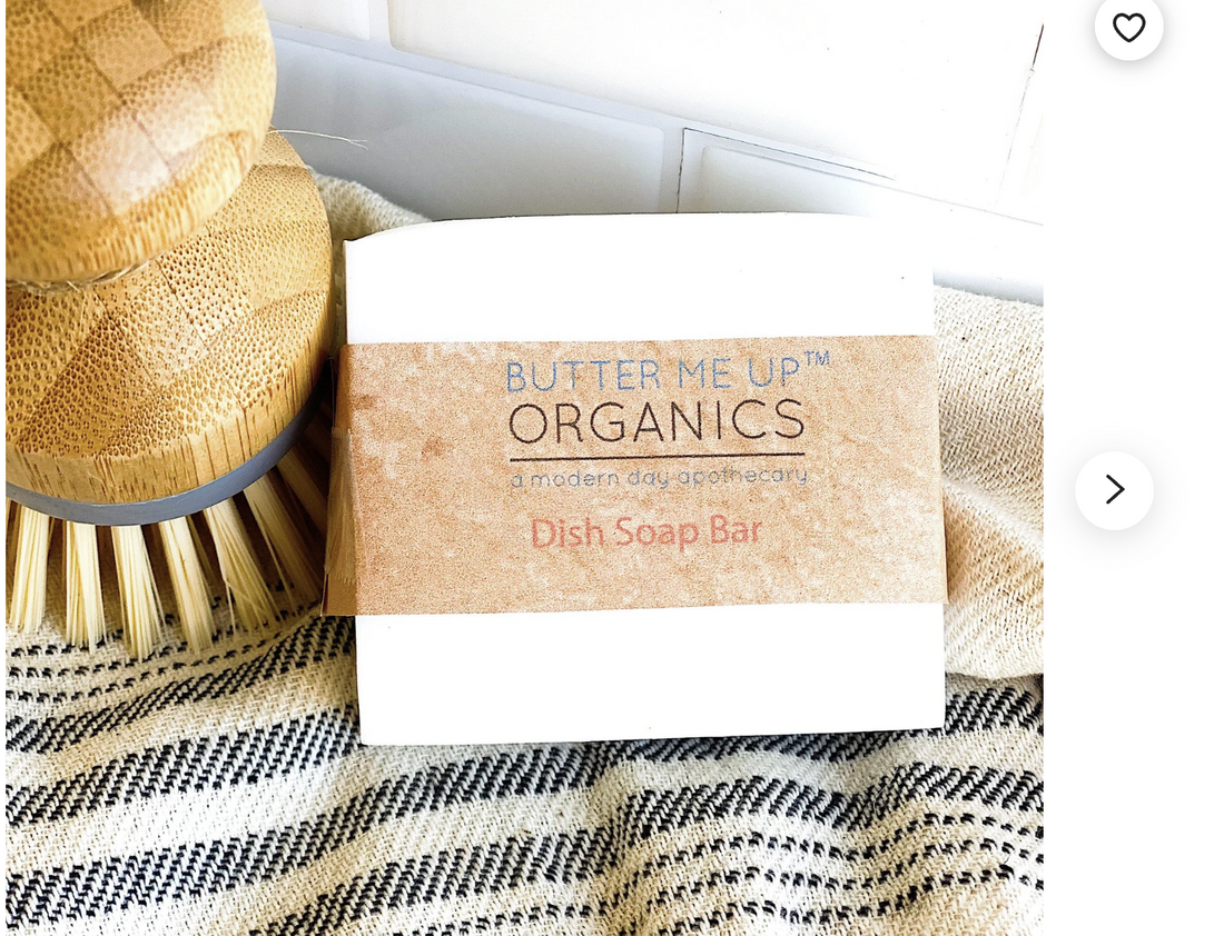 Organic Solid Dish Soap / Solid Dish Bar / Organic Dish Soap by Butter Me Up Organics