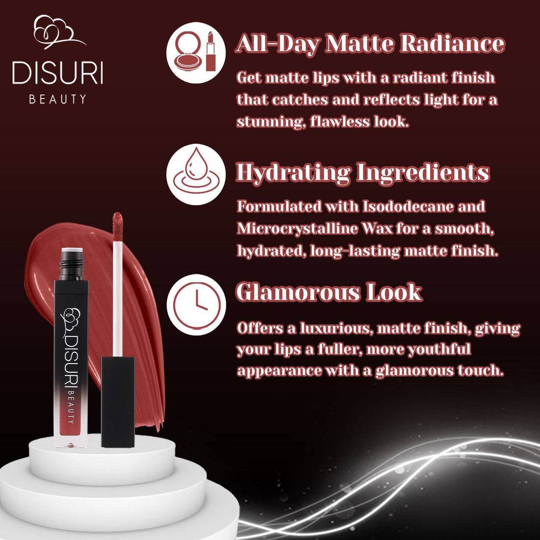 DISURI Beauty Liquid Lipstick - Devil in a New Dress by DISURI BEAUTY