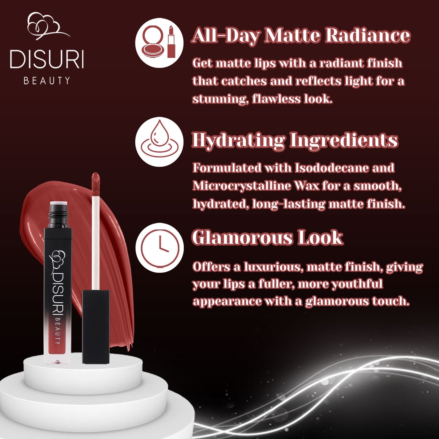 DISURI Beauty Liquid Lipstick - Devil in a New Dress by DISURI BEAUTY
