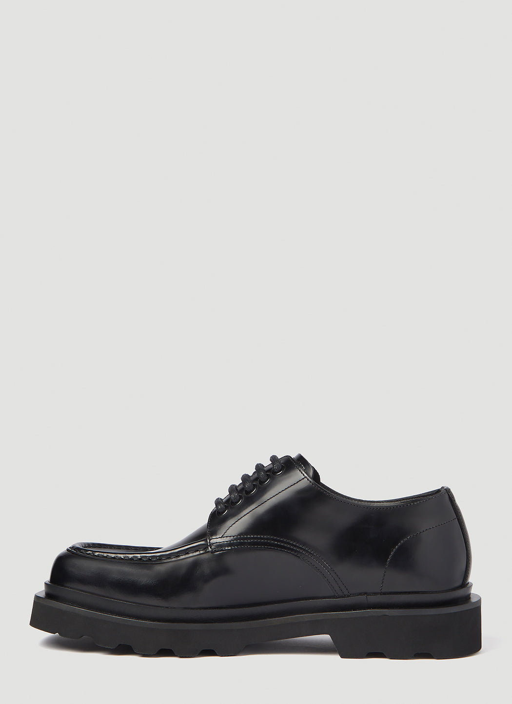 Dolce &amp; Gabbana Men Brushed Leather Derby Shoes by Luosophy
