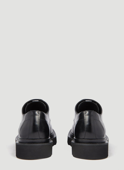 Dolce &amp; Gabbana Men Brushed Leather Derby Shoes by Luosophy