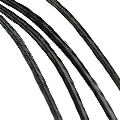 Donna Bella Hair Extension Feathers, Solid Black, 7-30 cm