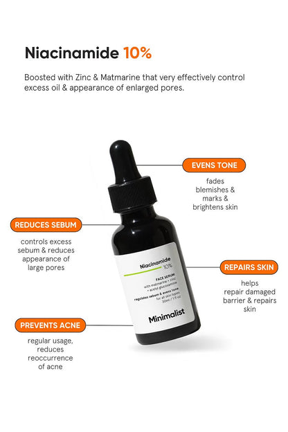 Minimalist 10% Niacinamide Face Serum by Dista