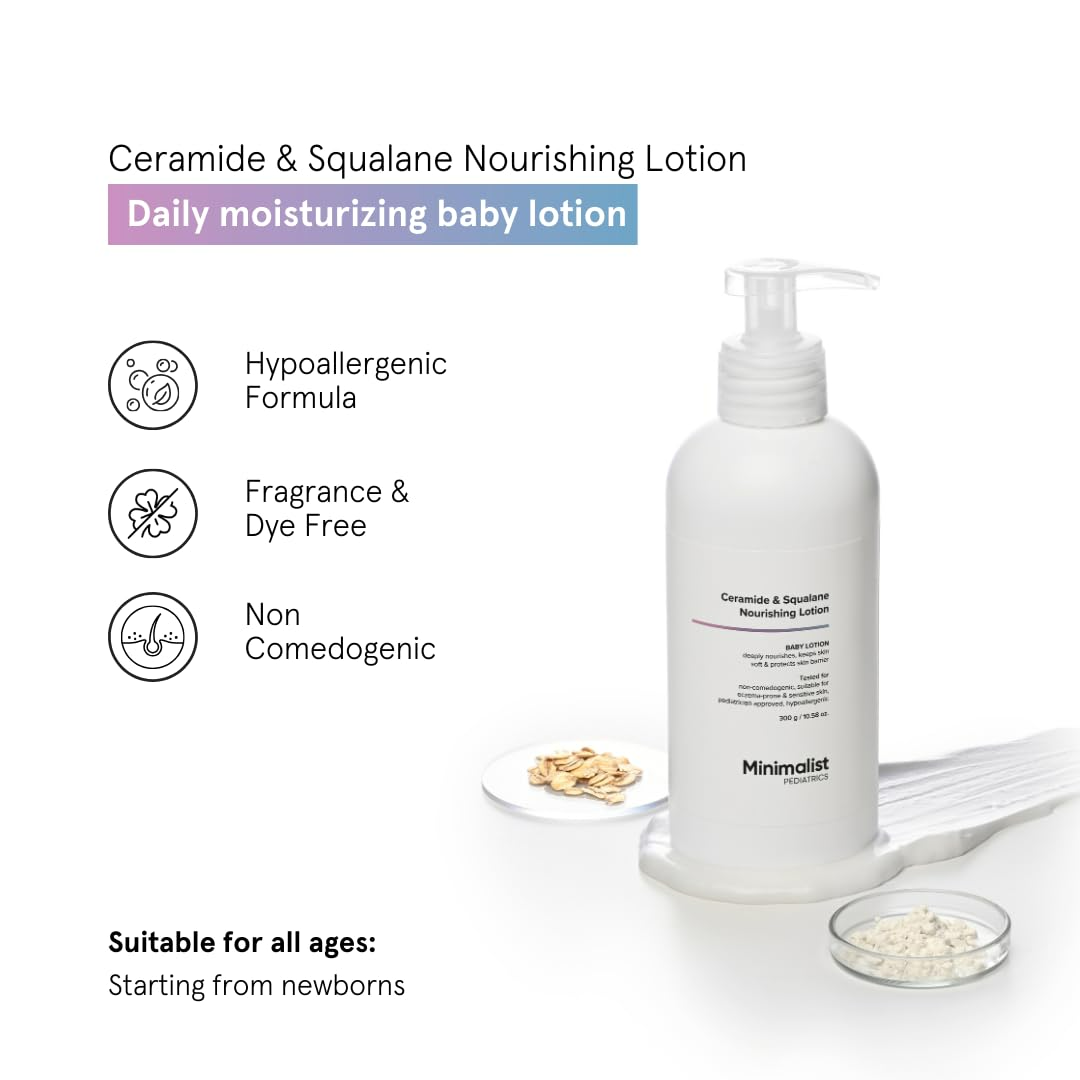 Minimalist Ceramide &amp; Squalane Nourishing Baby Lotion by Dista