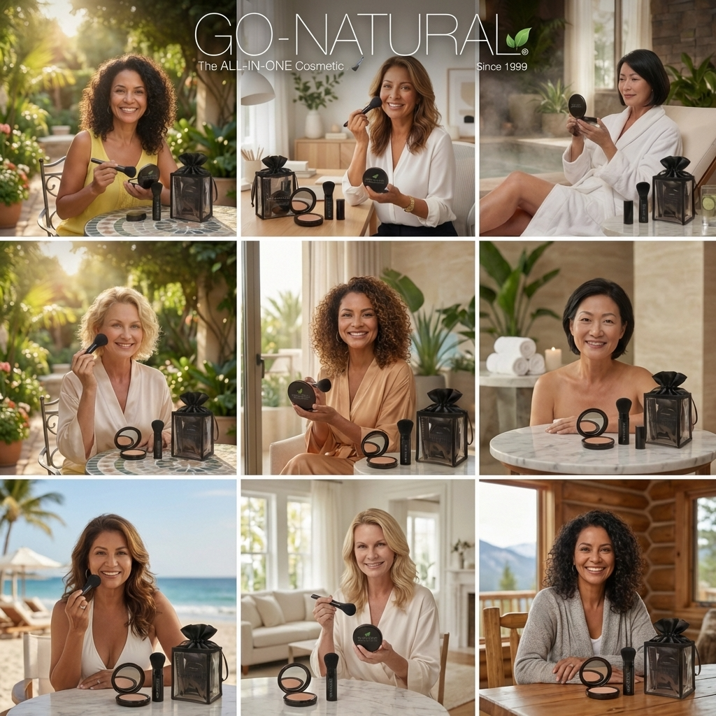 GO NATURAL® ALL-IN-ONE® Powder - Travel Gift Set by GO NATURAL®