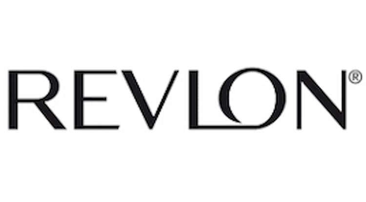 Revlon logo on a white background