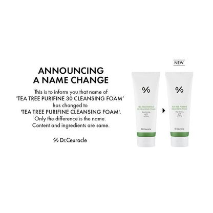Dr. Ceuracle Tea Tree Purifine Cleansing Foam by AsiaBeautyMall