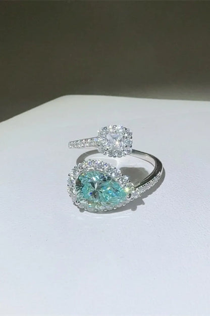 2 Carat Sparkala™ 925 Sterling Silver Bypass Ring by Sparkala