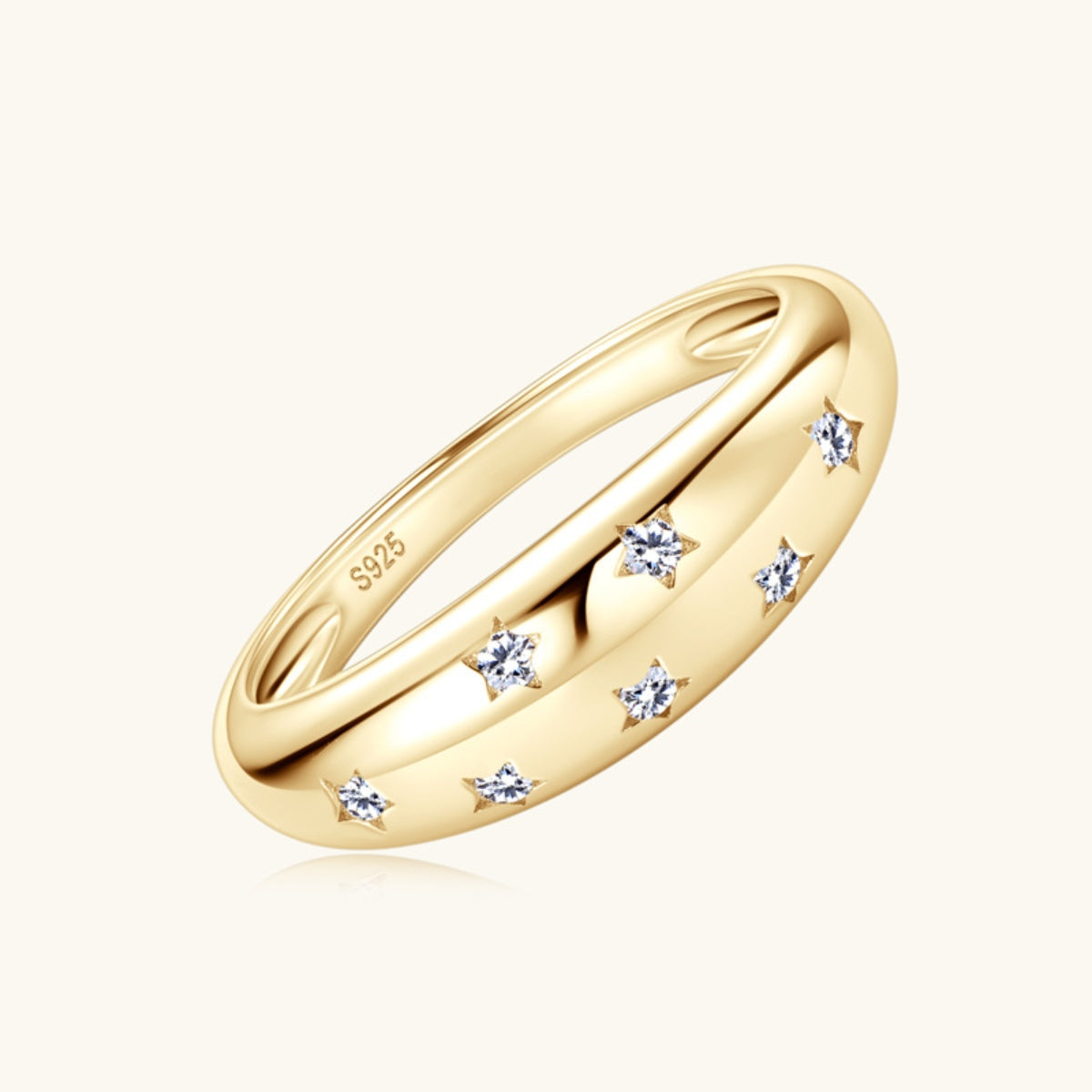 Pure Sterling Silver Inlaid Sparkala™ Star Ring by Sparkala