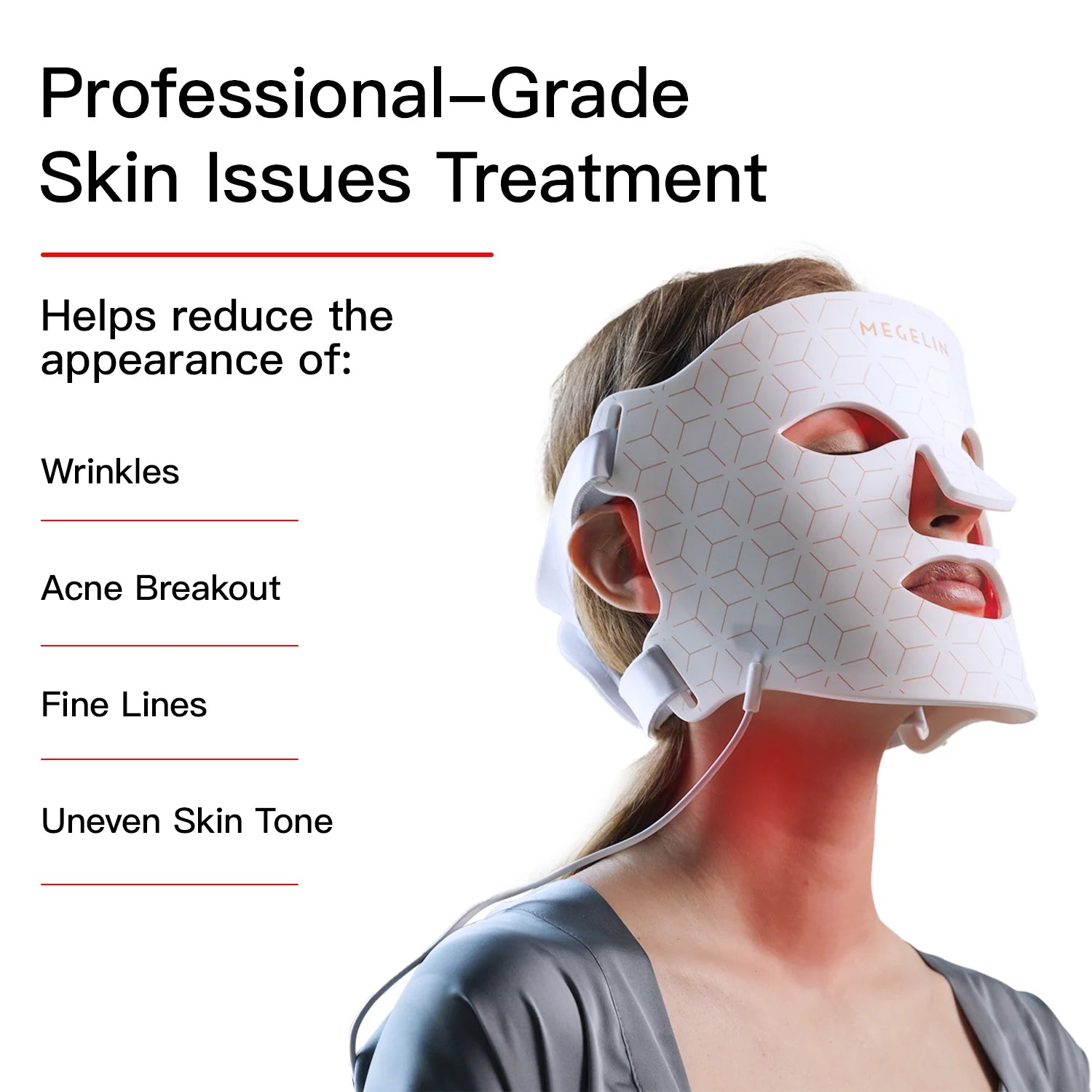 LED Red Light Therapy Mask by Korean Skin Care