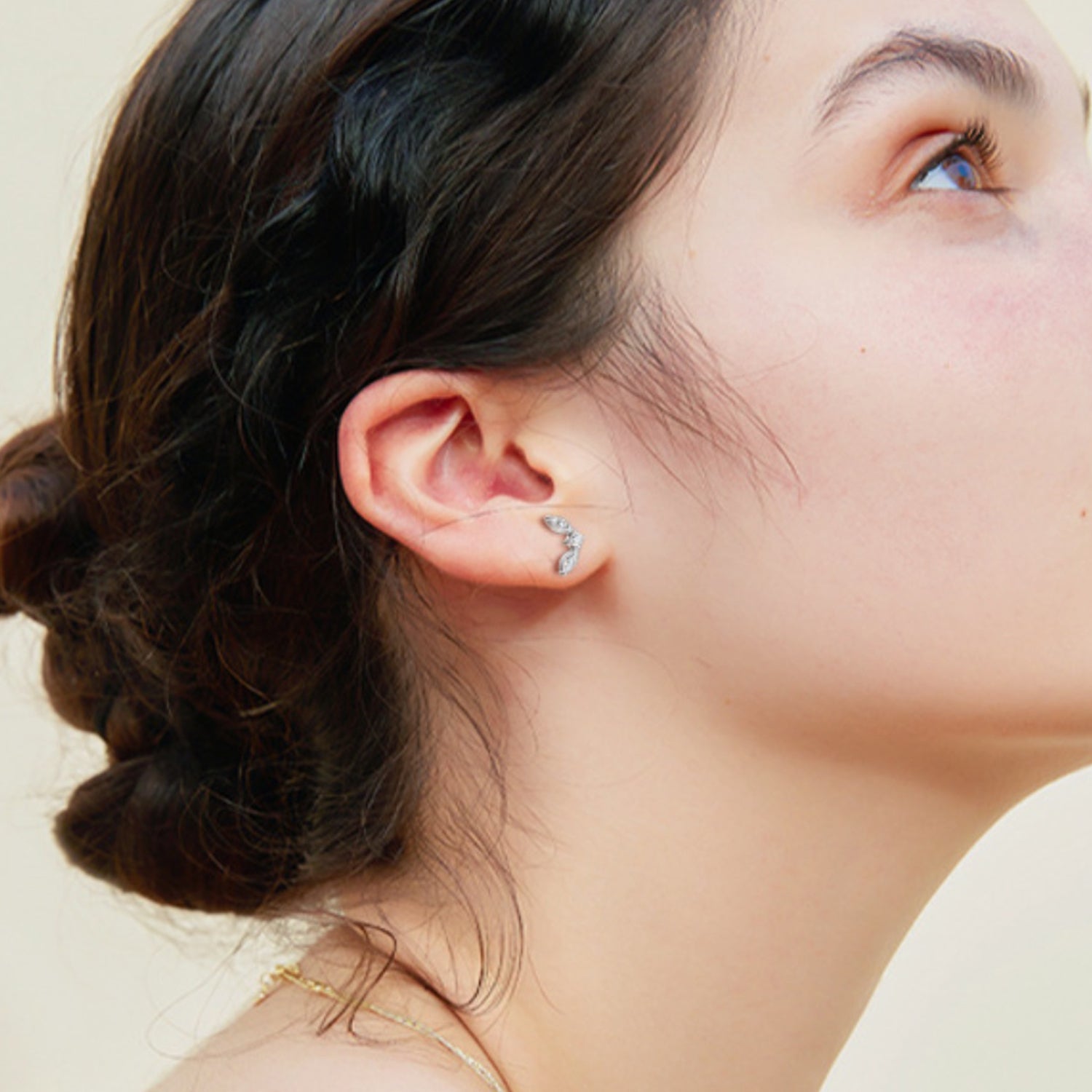 Sparkala™ Platinum-Plated Pure Sterling Silver Stud Earrings by Sparkala