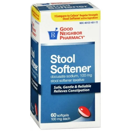 GNP Stool Softener 100mg 60 Softgels by Pasteur Pharmacy
