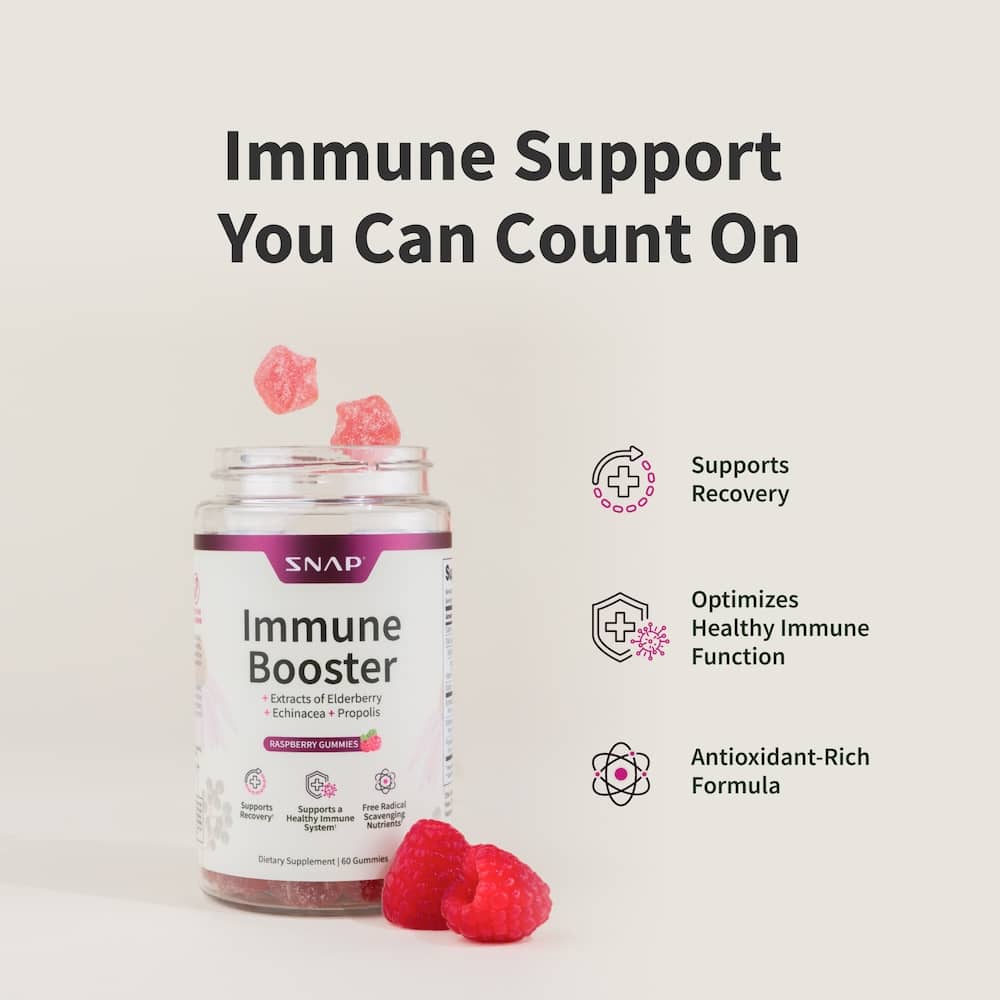 Elderberry Gummies Immune Booster by Snap Supplements