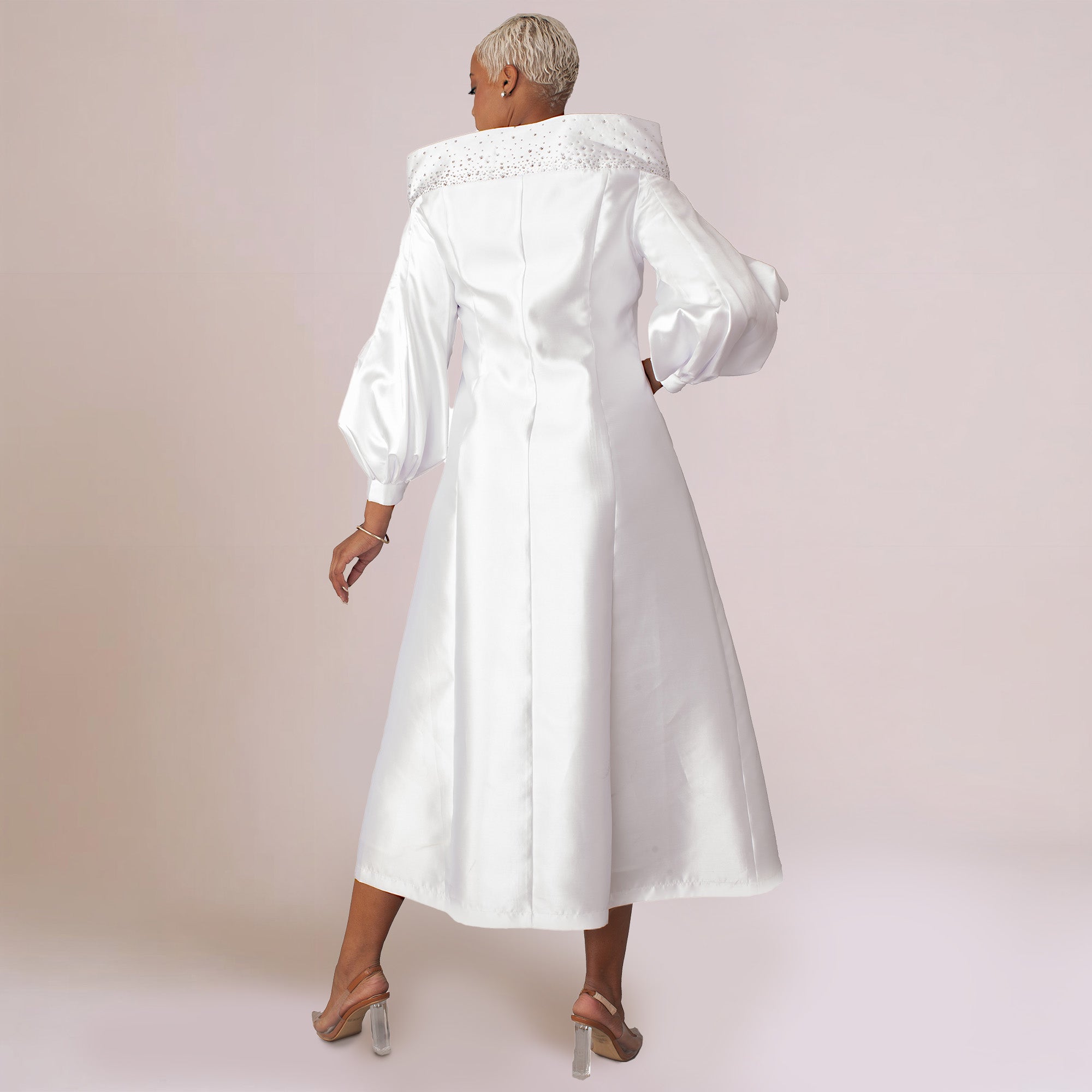 Elegant One-Piece Cassock Robe for Church Wear- 4801 by Tally Taylor