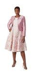 Elegant Two-Piece Brocade Dress & Jacket Set- 4853 by Tally Taylor